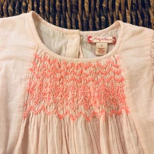 Sweet Toddler Smocked Gauze Dress